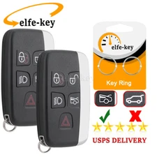 2 5B Smart Car Key Case Fob for Jaguar XJ XE XF F-Type 2014 2015 2016 2017 2018