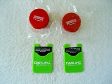 Mixed Lot Of 4 " NEW " Promotional Items,2,Ear Buds In Cases,2,Smart Phone Wal  