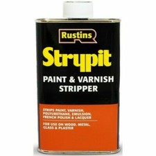 Rustins STRYPIT Paint & Varnish Stripper Wood Metal Glass Lacquer 1L