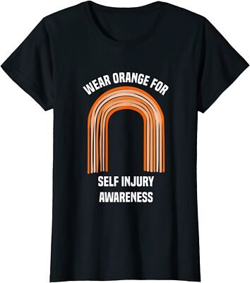 Wear Orange For Self Injury Awareness Supporter Tee Ladies' Crewneck T-Shirt