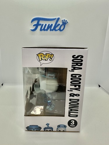 Funko Pop Disney Sora Goofy Donald 3 Pack GameStop Exclusive 🇺🇸 - Imagen 5 de 9
