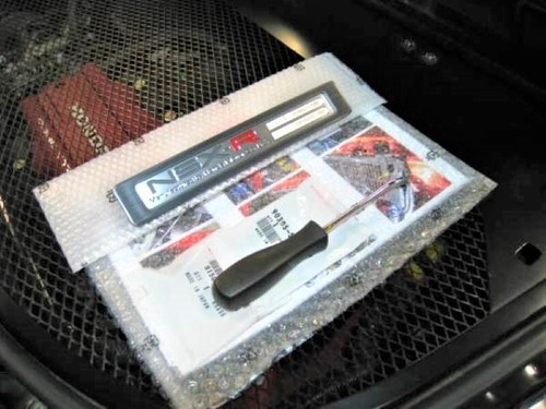 Placa emblema umbral puerta genuino OEM Honda Acura NA1 NA2 NSX 02R - Imagen 4 de 4