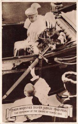 388571) AK Adel - Thronjubiläum König Georg V. von Großbritanien 1935