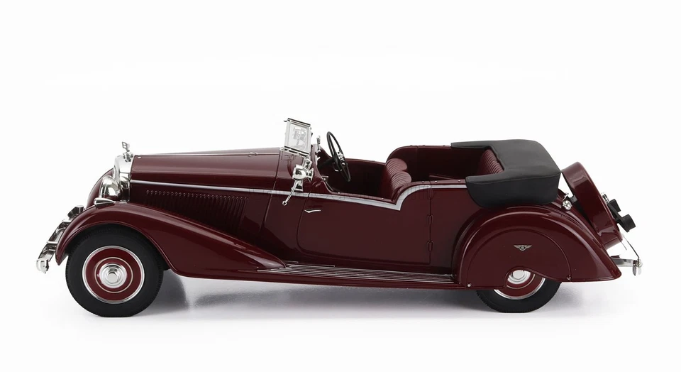 MODELLINO AUTO STATICO CULT BENTLEY 4.25L VANDEN PLAS TOURER CABRIOLET 1938 1/18 - Immagine 3 di 4