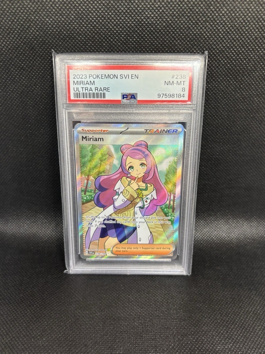 miriam pokemon card 238 198 Pokmon TCG Miriam 238/198 Ultra Rare Holo Full Art Scarlet & Violet LP