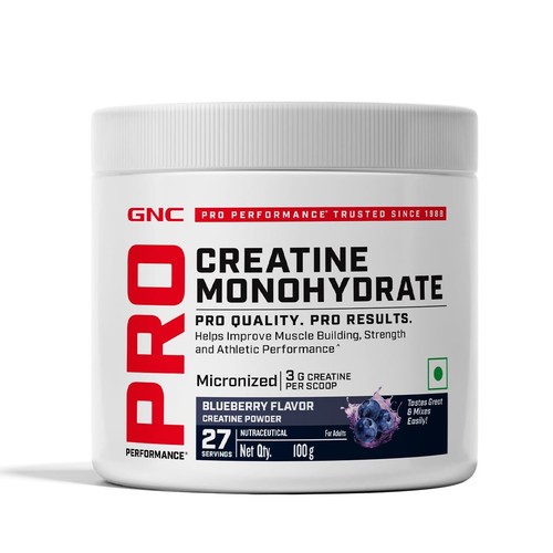 GNC Pro Performance Creatine Monohydrate - 3000mg Creatine Per Scoop 100 g