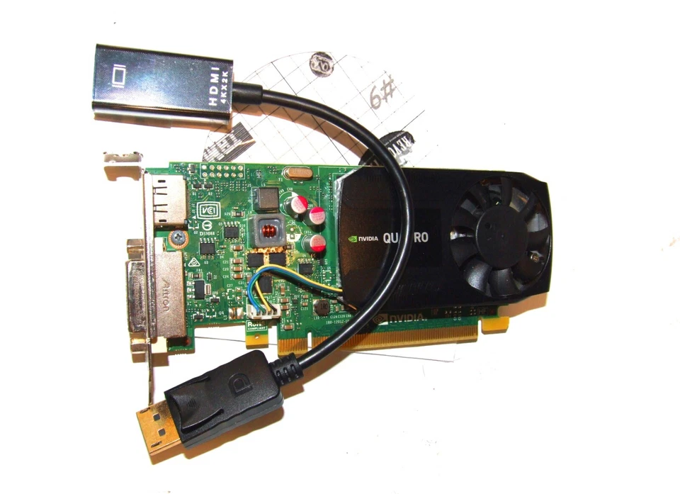 2GB✔️QUADRO K620✔️Windows 11 Video GAME Card✔️LOW PROFILE✔️HDMI DVI DP PCI-E 16x - Image 4 of 4