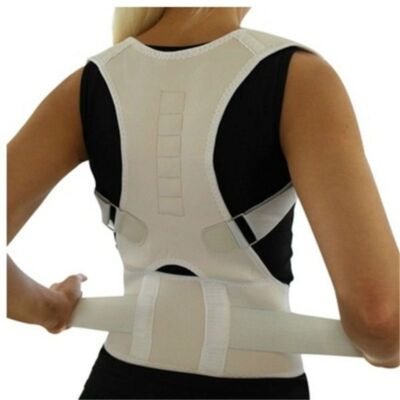 Magnetic Posture Corrector Belt - Adjustable Back Support Shoulder Waist Trimmer