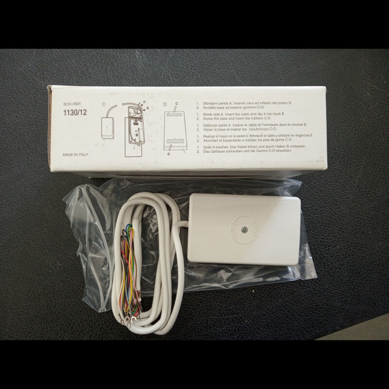 BORCHIA PASSANTE CITOFONO DA TAVOLO FILO 12 POLI URMET DOMUS ART. 1130/12