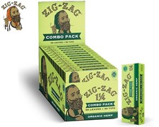 ZIG-ZAG Rolling Papers 1  Hemp Papers Combo Pack 24-Pack  50 Sheets  Tips 