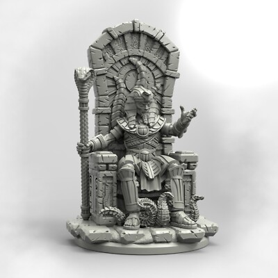 Black Pharaoh - 32mm miniature for Lovecraftian RPGs (CoC, D&D, Pathfinder)