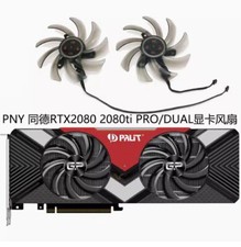 Brand new PNY PALiT RTX 2080 2080ti GAMING PRO/DUAL graphics card cooling fan