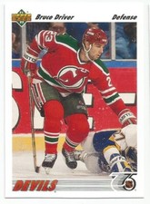 BRUCE DRIVER 1991-92 UPPER DECK CARD NM-MT CONDITION