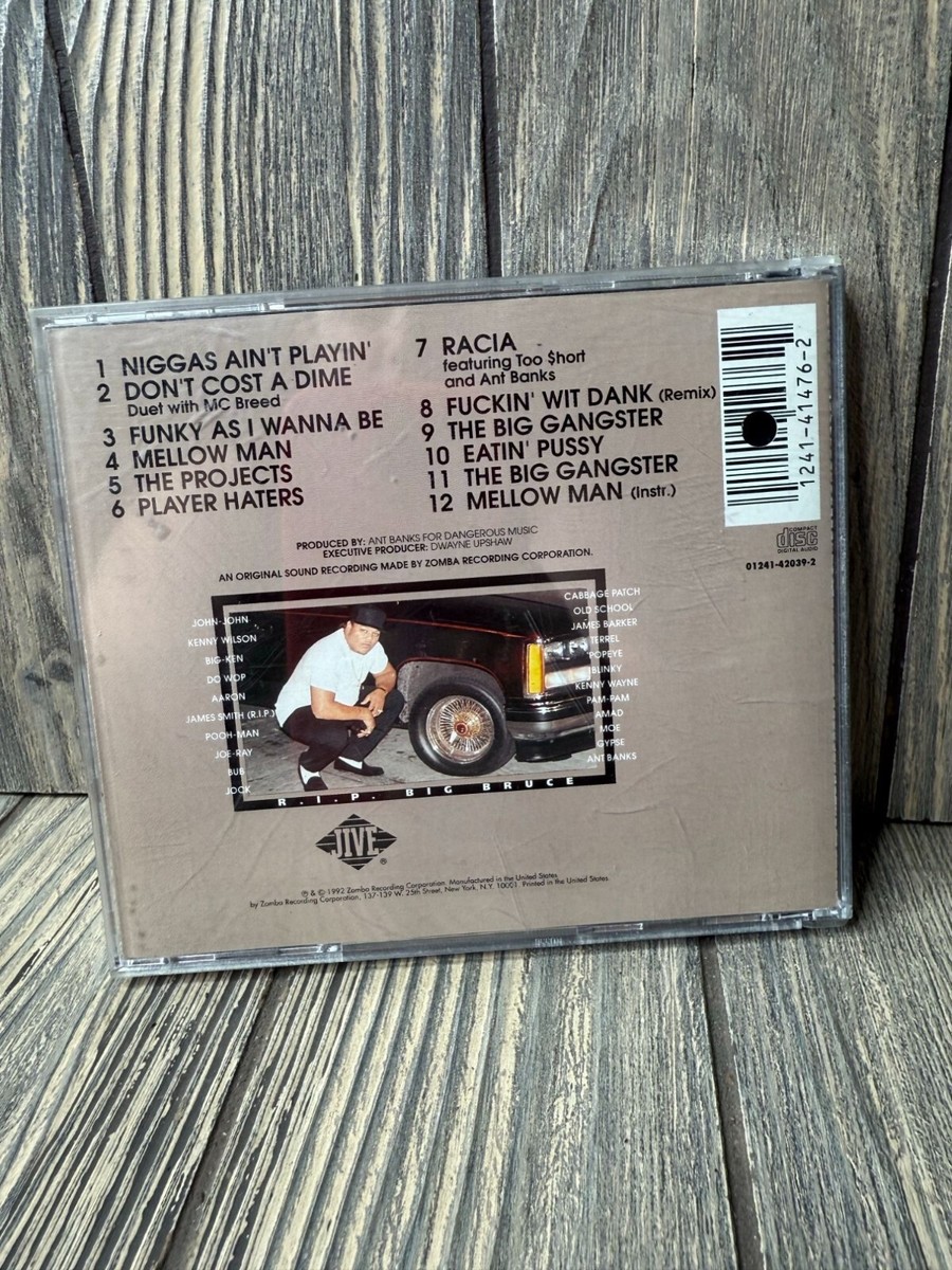 Pooh-Man (MC Pooh) Funky As I Wanna Be CD 1992 Jive Records