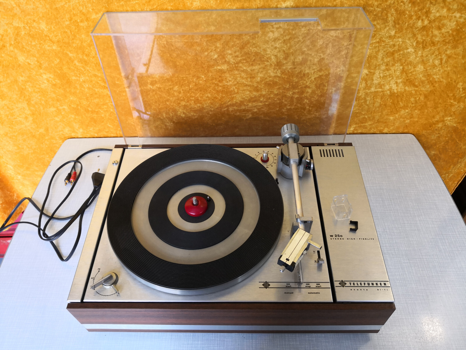 Plattenspieler Turntable Telefunken W250 Acusta HiFi Bj. 19681974 eBay
