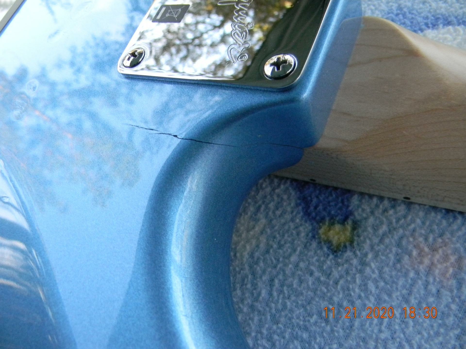 Squier/ Indio Custom Shack Strat ,Hotter Pickups,Custom Wiring,Neck