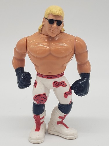 Vintage 1990 WWF Wrestling Action Figure SHAWN MIC...