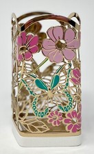 BATH  BODY WORKS BUTTERFLY GARDEN PINK FLOWER GENTLE FOAMING SOAP SLEEVE HOLDER