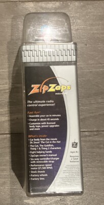 2003 Radio Shack Cat In The Hat Zipzaps Micro RC New In Package | eBay