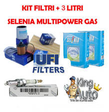 KIT TAGLIANDO  + CANDELE ORIGINALI + OLIO SELENIA LANCIA YPSILON (312) 1.2 GPL