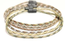 Braided Necklace Anklet Bracelet Lightweight Necklace Choker Breakaway Clasp USA