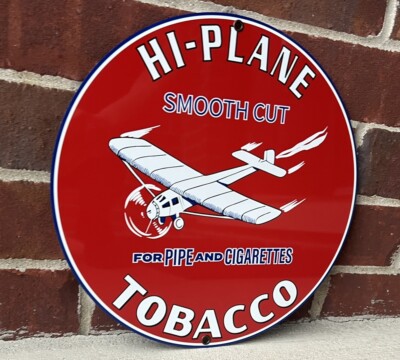 can you take chewing tobacco on a plane 12” Hi Plane Chewing Tobacco Vintage Style sign