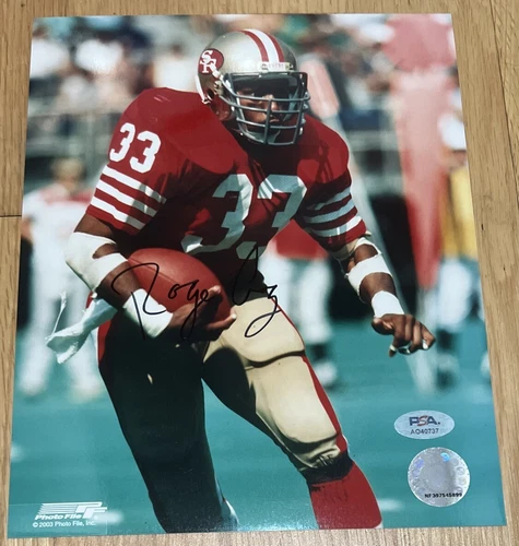 Roger Craig Auto Autograph Signed 8x10 Photo PSA COA Rare