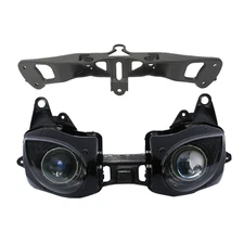 Front Headlight Assembly & Fairing Stay Bracket For Kawasaki Ninja ZX6R 07-08 US