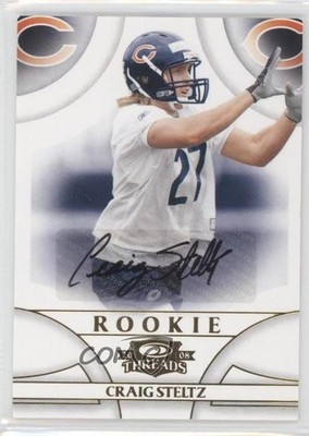 2008 Donruss Threads Rookie 236/299 Craig Steltz #168 Rookie Auto RC 0v1