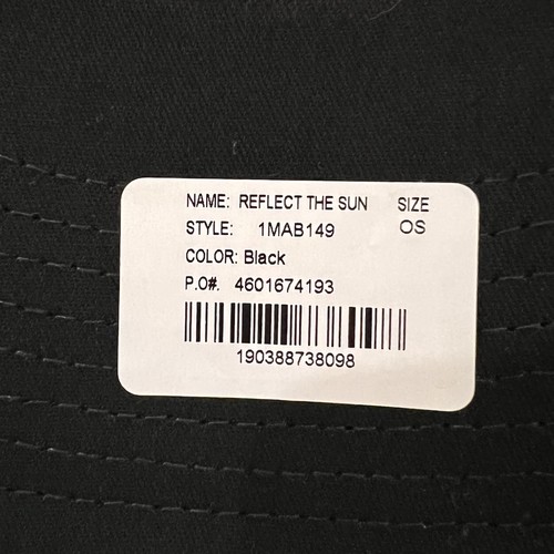 Sombrero de golf Travis Mathew Reflect The Sun para hombre negro SnapBack OSFM - Imagen 7 de 12