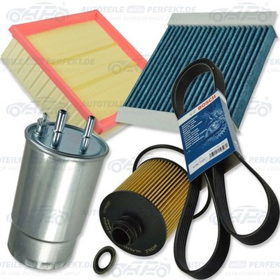 Inspektionskit Filter Satz Paket XXL (AB) FIAT DOBLO OPEL COMBO D 1,6D+ a m.S/S