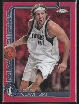 2025-26 Topps Chrome #246 Dirk Nowitzki Magenta Refractor #/399 | eBay