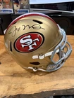 Joe Montana Autographed 49ers Full Size Replica Helmet.  Beckett (BAS) Witnessed
