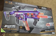 Adventure Force Tactical Strike Nexus Pro Ultimate Dart Blaster HTF Purple/ Blue