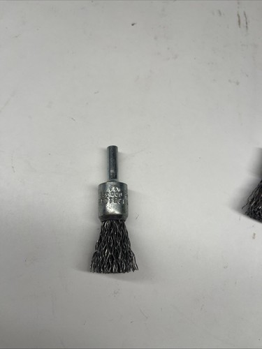(2) Spazzola terminale filo crimpato .004" filo gambo 3/4". - Foto 2 di 4