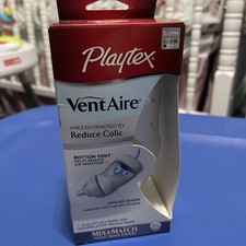 Playtex 2014 Baby Bottle Vent Aire Anti Colic Tummy Comfort 6oz 0-3M New N