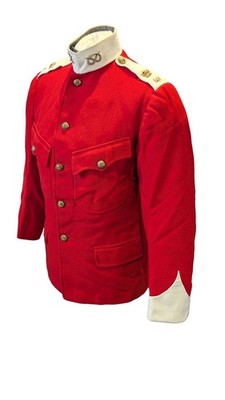 Victorian South Staffordshire Militia Major's Scarlet Service Field Jacket #B