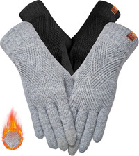 REACH STAR Winter Gloves for Women Touch Screen Thermal Lining Warm Gloves Cold