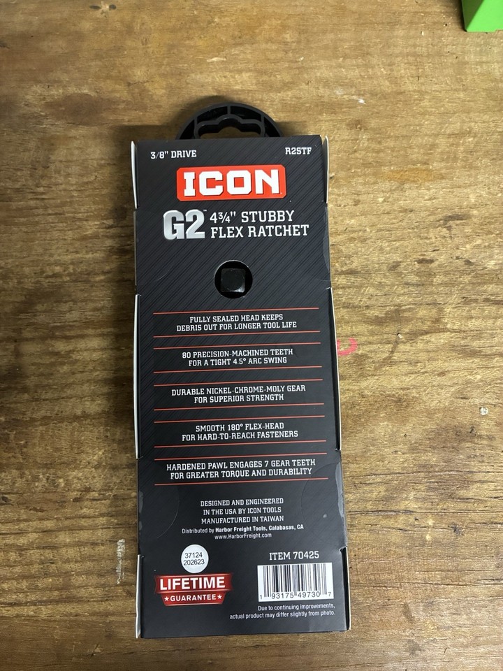 Icon Flexhead Stubby Ratchet 3/8in Drive | eBay Australia