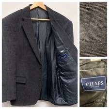 Chaps Corduroy Blazer Men 42R Sport Coat 2 Button Cotton Jacket Business Casual