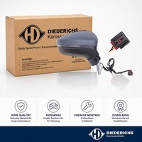 Aussenspiegel Rechts Diederichs 2256124 FÜR VW Seitenspiegel RÜCkspiegel Aussen