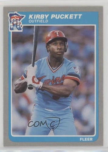 1985 Fleer Kirby Puckett #286 Rookie RC HOF