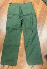 Vintage OG-107 US Army Trousers Mens L Poplin Tropical Ripstop Combat Cargo LL