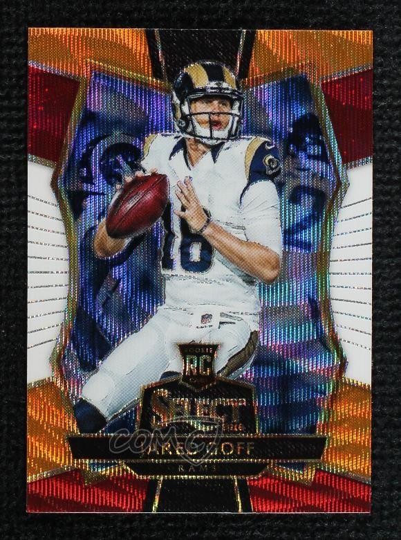 2016 Panini Select Premier Level Tri-Color Prizm Jared Goff #101 Rookie RC 1o8c