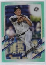 2021 Chrome NPB Nippon Professional Baseball Aqua Refractor Hisanori Yasuda 1p5