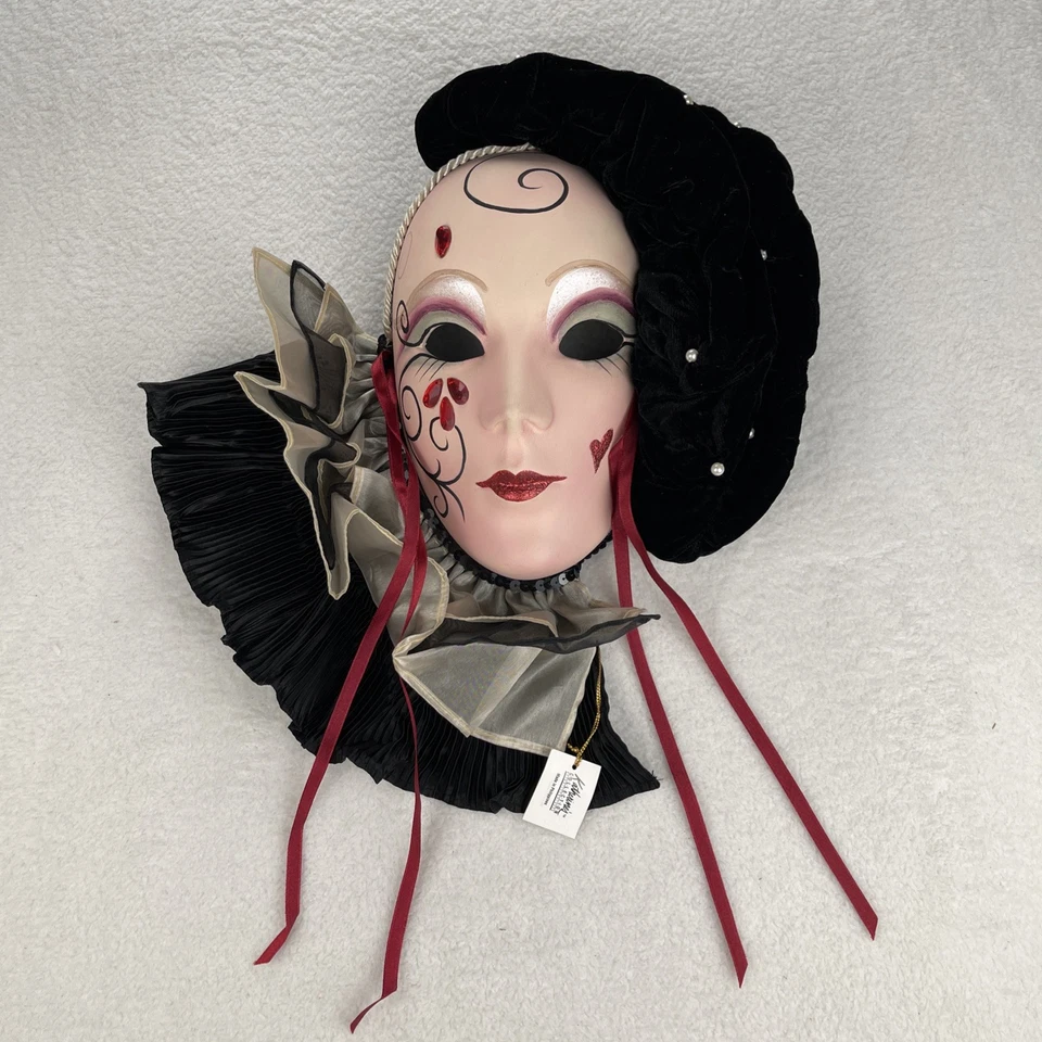Katherine's Collection Mardi Gras Wall Mask Masquerade Ball Retired Rare VTG - Image 2 of 4