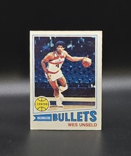 1977-78 Topps WES UNSELD Card #75 EX-MT Washington Bullets