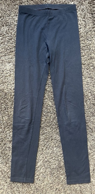 Girls Dark Gray Comfortable Stretch Leggings Old Navy Size Large 10-12