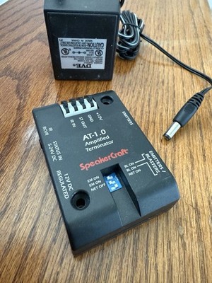 Speakercraft AT-1.0 Amplified Terminator + Power Supply IR Emitter IR Receivers
