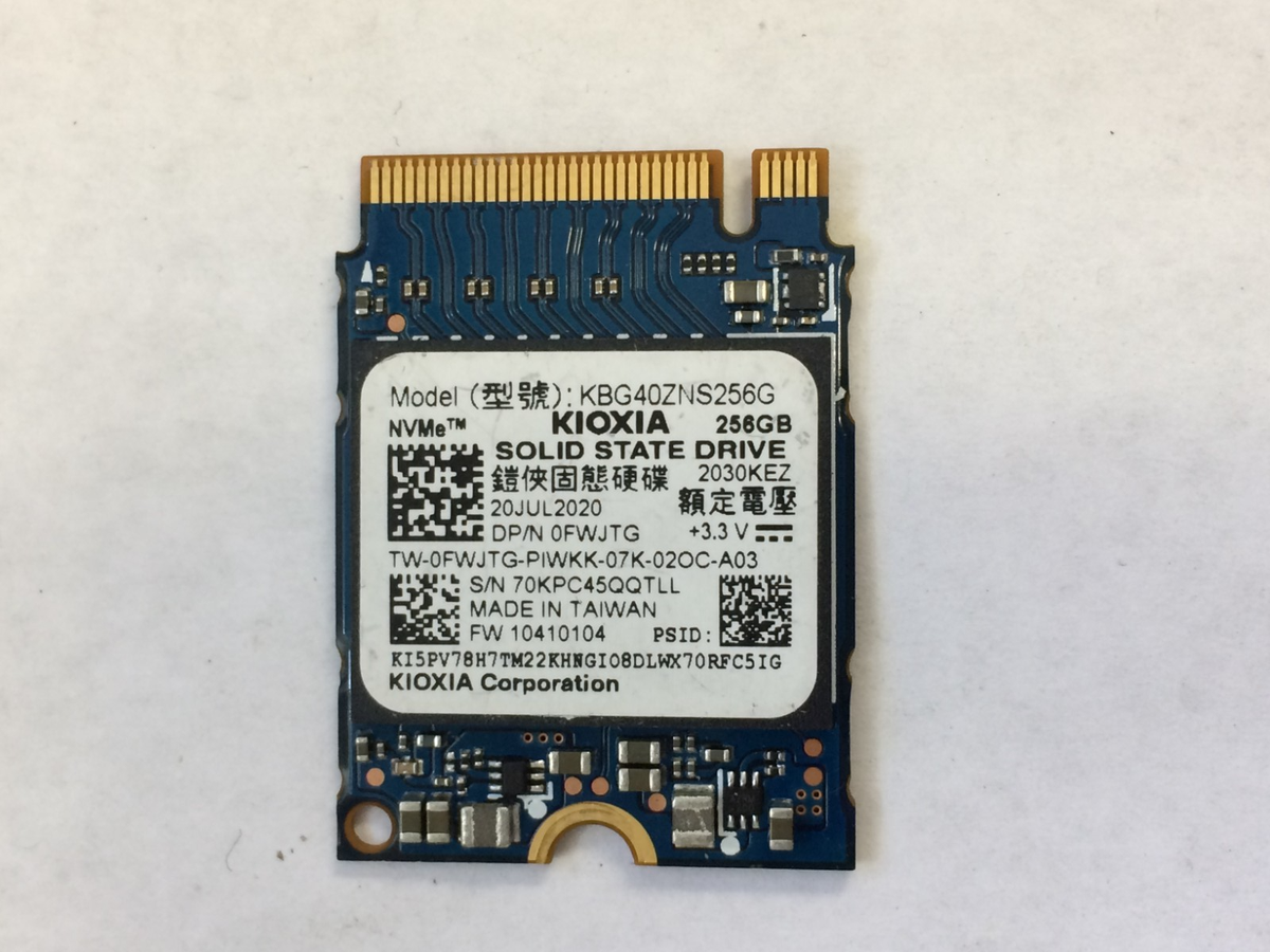 256GB 2230 M.2 NVMe PCIe SSD Solid State drives major brands